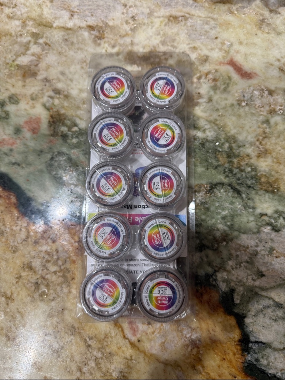 10-Pack Mini LED Color Changing Lights